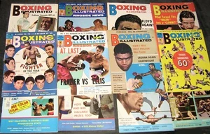 Boxing Illustrated Magazine,1970 Complete Year,Frazier,Clay,Foster,Foreman,Torre - Picture 1 of 8