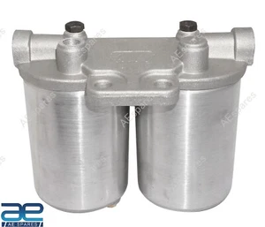 Double Fuel Diesel Filter Assembly For Massey Ferguson 35 65 165 765 865 - Picture 1 of 9