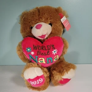 Dan Dee Collector's Choice Mother's Day 2019 Plush Teddy Bear World's Best Nana - Picture 1 of 12