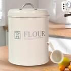 Sealed Flour Storag Bucket with Spoon 2.5kg with Handle with Lid Decoration