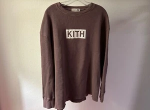 KITH Calux Long Sleeve Waffle Shirt LARGE men's - Picture 1 of 9
