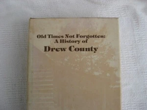 1980 Drew County Arkansas Genealogy Book by Rebecca DeArmond-Author Signed-DJ - Picture 1 of 14