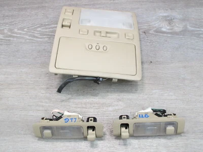 98-05 LEXUS GS400 GS430 GS300 UPPER OVERHEAD DOME READING LIGHT LAMP SET OEM - Image 1 of 4
