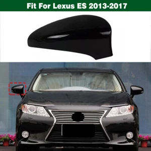 Right Side Rearview Mirror Cover Housing Cap Gloss Black For Lexus ES 2013-2017 - Picture 1 of 6
