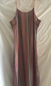 Sam Edelman Women's Midi Dress Multicolor Crochet Size 8 Vacation Cruise Seasons - Picture 1 of 12