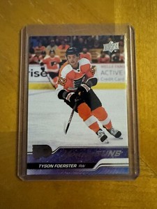 Tyson Foerster 2023-24 Upper Deck Young Guns SP RC Card #225