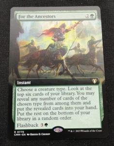 For The Ancestors - Extended Art - CMM - NM Unplayed - EN - 0770 - Picture 1 of 1