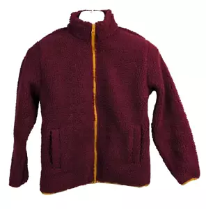 Amazon Essentials Polar Fleece Lined Sherpa Full-Zip Jacket Kids Size Large - Picture 1 of 10