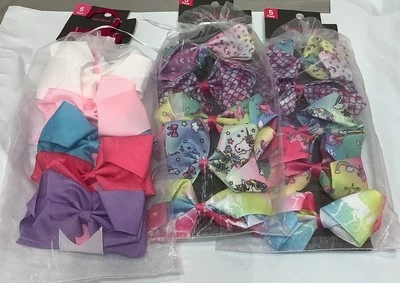 Lote de 3 paquetes de lazos para el cabello Foto 1 de 2