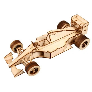 Youngmodeler Holz Modellbausatz Rennwagen Formel Style DIY Bastelfahrzeug Geschenk - Bild 1 von 7
