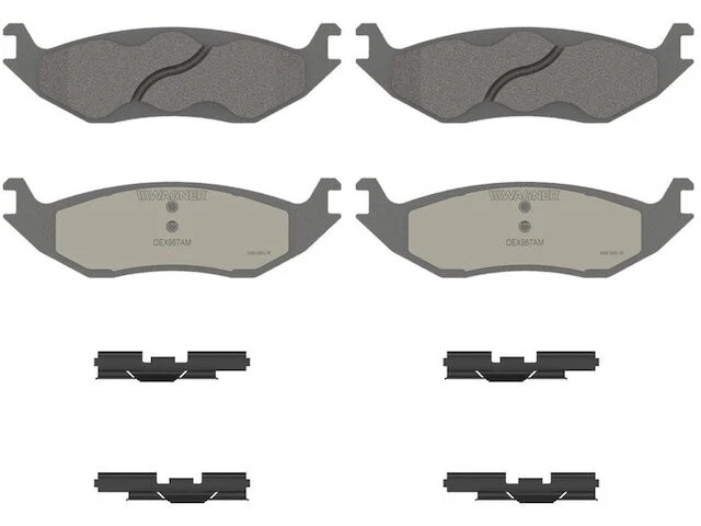 Juego de pastillas de freno traseras Wagner 43HCVN16 para Chrysler Aspen 2007 2008 2009 Foto 1 de 1