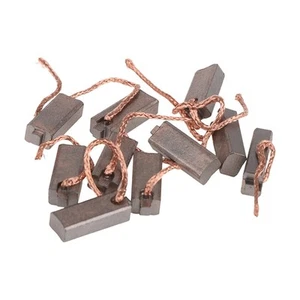 10 Pieces Generic Electric Motor Carbon Brush Repair Part Replaceable Bimetal - Picture 1 of 7