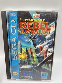 Sega CD Game Star Wars Rebel Assault CIB Complete In Box Great Shape !