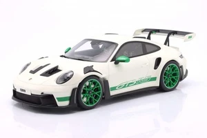 GT Spirit 2022 Porsche 911 992 GT3 RS Tribute Carrera RS bianco con verde 1:12 - Foto 1 di 5