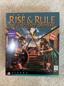 NEW The Rise & Rule of Ancient Empires - Factory Sealed Big Box PC - 1996 Sierra - Picture 1 of 24