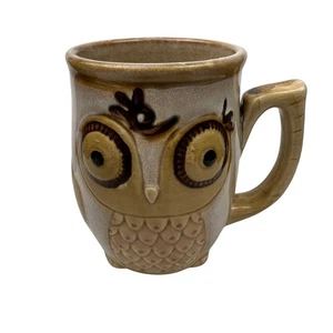Vintage Whimsical 12 oz Ceramic Owl Mug by Gibson Home - Picture 1 of 5