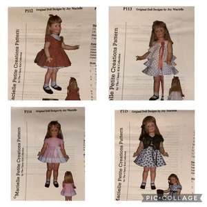 For Patti Playpal Splendor Dress Patterns - Set B - Picture 1 of 1