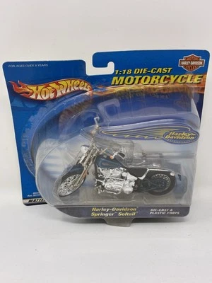 2000 Hot Wheels ~ 1:18 Motorcycle ~ Harley-Davidson Springer Softail - Image 1 of 2
