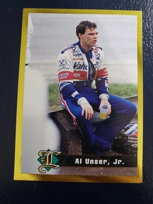 Al Unser Jr Race Car Driver Nascar 1994 Legends Gold Border Rookie - Image 1 of 2