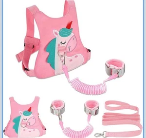 Accmor Toddler Leash with anti Lost Wrist Link, Cute Unicorn Kids Harness Child - Picture 1 of 9