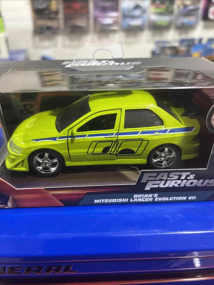 Fast and Furious Brians MITSUBISHI Lancer EVO VII 1 32 Jada 99789