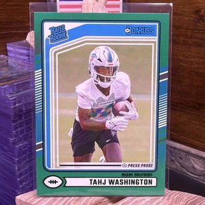 Donruss Press Proof 2024 verde #346 Tahj Washington radiocontrol - Imagen 1 de 2
