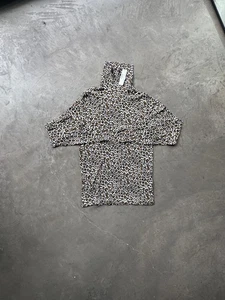 J.Crew matter Jersey Rollkragen in Leopardenmuster Gr. L Neu mit Etikett - Bild 1 von 4