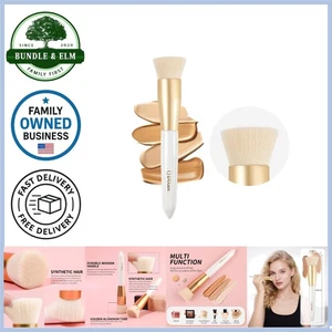 Flat Top Foundation Pinsel Synthetik Kabuki Gesicht Polieren Mischen Make-up Werkzeug - Bild 1 von 9