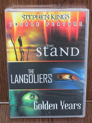DVD Stephen Kings Triple Feature The Stand The Langoliers Golden Years NEW - Image 1 of 2