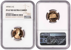 i-650617 USA 1 Cent 1974 S. NGC PF 67 RD - Picture 1 of 1