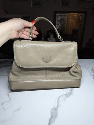 Cartera de mano vintage Y2K Smith Forester de cuero genuino tostado Foto 1 de 4