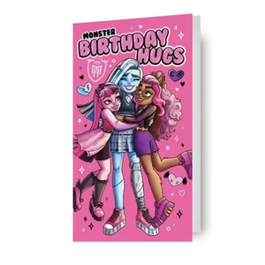 Monster High 'Birthday Hugs' Birthday Card - Picture 1 of 3