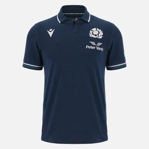 RUGBY SCOTLAND - COTTON SHIRT MATCH HOME MM - MACRON - Season 2023/24 - Picture 1 of 3