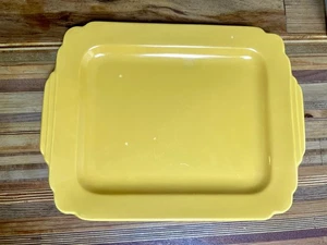 Vintage Homer Laughlin Century Riviera Square Platter Art Deco 13.5" RARE 1940s - Picture 1 of 13