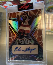 2022 Leaf Exotic Elvin Hayes Autograph Card /5 EA-EH2 Auto