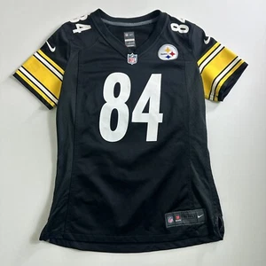 Nike On Filed Antonio Brown #84 Pittsburgh Steeler NFL Trikot Jugend klein schwarz - Bild 1 von 11