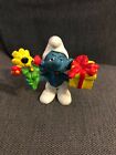 Smurf Smurfs Puffi - Schleich Cod. 20040 Puffo Pacco Regalo Germany Vintage 80S