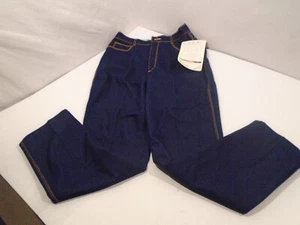 Gitano NWT Vintage Dark Wash Tapered Mom Jeans Vtg sz 12 high rise short stretch - Picture 1 of 8