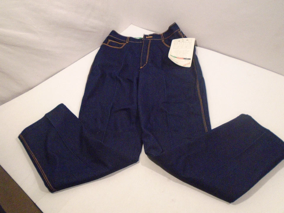 Gitano NWT Vintage Dark Wash Tapered Mom Jeans Vtg sz 12 high rise short stretch - Image 1 of 4