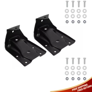 Pair Rear Leaf Spring Hanger Shackle Bracket Kit for Chevy Silverado GMC Sierra - Picture 1 of 9