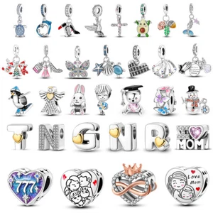 MULA Optional Sommer Herz Liebe Anhänger Charm CZ Für Beacelet 925 Versilbert - Bild 1 von 196