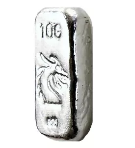 10 Gram Poured Silver Bar | .999 DragonBar | Volume Pricing - Picture 1 of 2