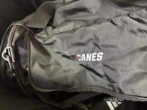 NUEVO BOLSO DE GIMNASIO CAROLINA HURACANES LONA ADIDAS NHL Team CANES - Imagen 1 de 6