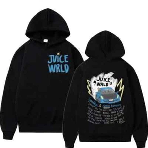 Felpa con cappuccio unisex Juice WRLD design grafico 3D - Foto 1 di 10