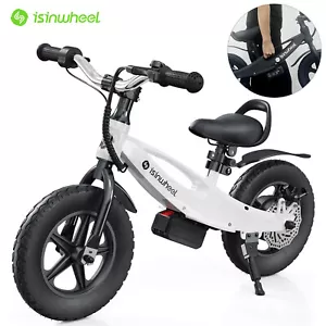 Electric Balance Bike For Kids 2 IN 1 150W 12" Inflatable Tire & Adjustable Seat - Picture 1 of 12