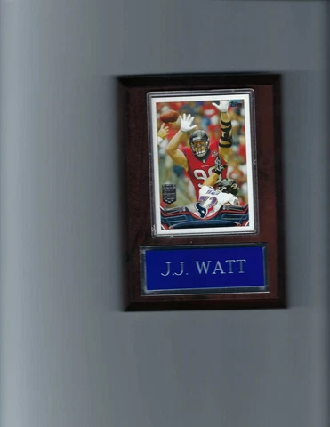 J.J. WATT PLAQUE HOUSTON TEXANS FOOTBALL NFL   C2 Cover