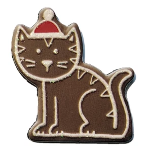 Hallmark MAGNET Christmas Vintage COUNTDOWN to CAT SANTA HAT Holiday 2010 THIN - Picture 1 of 4