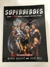 Superheroes: The Heroic Visions of Boris Vallejo and Julie Bell- Featuring X-Men