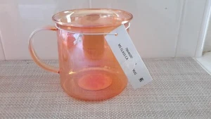 Mainstays Borosilicate Camp Amber Glass Coffee Mug Heat-Resistant 18 oz New - Picture 1 of 8
