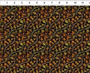 In The Beginning Legendary Journeys 7LJ1 Hojas en Vid Algodón - Imagen 1 de 1